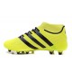 Men News adidas ACE 16.1 Primeknit FG/AG Football Cleats Yellow Black