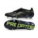 adidas Predator Elite Fold-Over Tongue FG Core Black Carbon Lucid Lemon