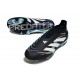 New adidas Predator 25 Elite Laceless FG Black White Blue