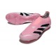 New adidas Predator 25 Elite Laceless FG Pink Black