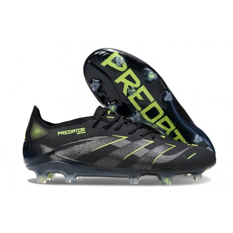 adidas Predator Elite FG Soccer Boots Black Volt