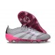 adidas Predator Elite FG Soccer Boots Gray White Pink