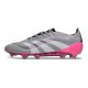 adidas Predator Elite FG Soccer Boots Gray White Pink