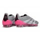 adidas Predator Elite FG Soccer Boots Gray White Pink