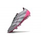 adidas Predator Elite FG Soccer Boots Gray White Pink