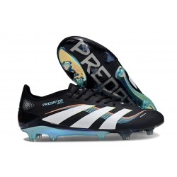 adidas Predator Elite FG Soccer Boots Black White Blue