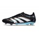 adidas Predator Elite FG Soccer Boots Black White Blue