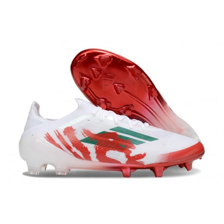 News adidas F50 Elite FG White Red Green