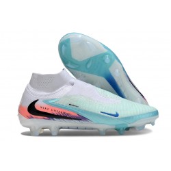 Nike Phantom 6 Elite High FG White Blue Black