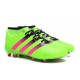Men News adidas ACE 16.1 Primeknit FG/AG Football Cleats Green Rose