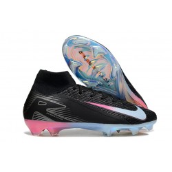 Nike Zoom Mercurial Superfly 10 Elite FG Black Blue Pink