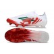 New adidas F50 Laceless Elite FG White Red Green