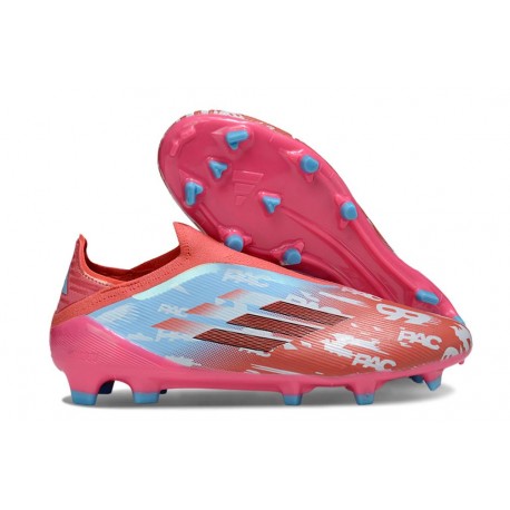 New adidas F50 Laceless Elite FG Red Blue