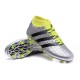 Men News adidas ACE 16.1 Primeknit FG/AG Football Cleats Silver Black Yellow