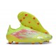 New adidas F50 Laceless Elite FG Yellow Red