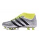 Men News adidas ACE 16.1 Primeknit FG/AG Football Cleats Silver Black Yellow