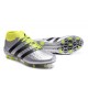 Men News adidas ACE 16.1 Primeknit FG/AG Football Cleats Silver Black Yellow