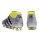 Men News adidas ACE 16.1 Primeknit FG/AG Football Cleats Silver Black Yellow