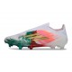 New adidas F50 Laceless Elite FG White Pink Green Gold