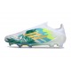 New adidas F50 Laceless Elite FG White Green Golden