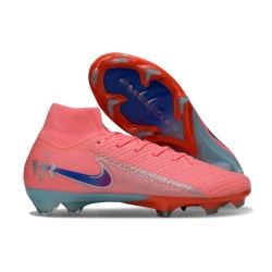 Nike Zoom Mercurial Superfly 10 Elite FG Pink Blue