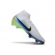 Nike Zoom Mercurial Superfly 10 Elite FG White Black Blue