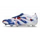 adidas Predator Elite Fold-Over Tongue FG White Blue Red