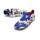 adidas Predator Elite Fold-Over Tongue FG White Blue Red