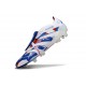 adidas Predator Elite Fold-Over Tongue FG White Blue Red