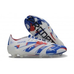 adidas Predator Elite FG Soccer Boots White Blue Red