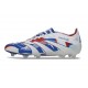 adidas Predator Elite FG Soccer Boots White Blue Red