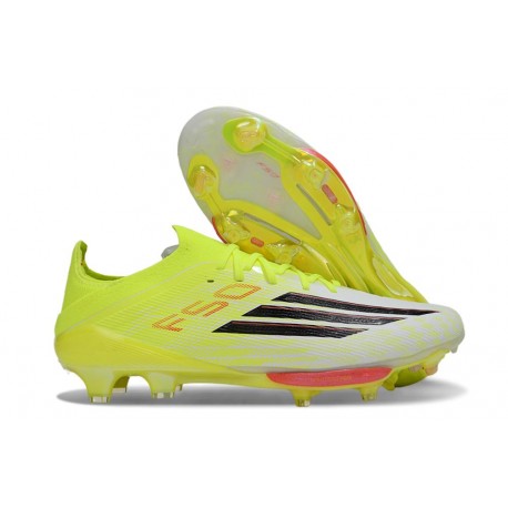 adidas F50+ FG Boots Yellow Black