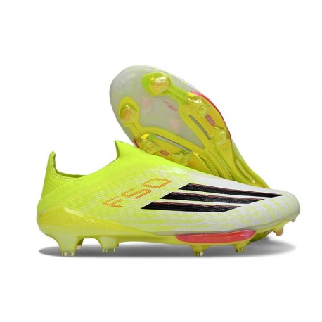 New adidas F50+ Laceless FG Volt Black