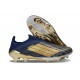 New adidas F50+ Laceless FG Black Gold