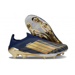 New adidas F50+ Laceless FG Black Gold