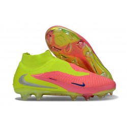 Nike Phantom 6 Elite High FG Pink Yellow