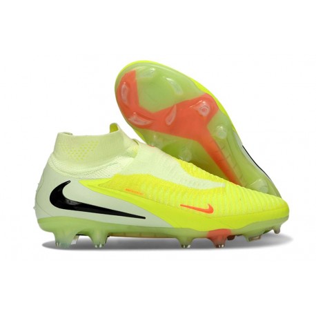 Nike Phantom 6 Elite High FG Yellow Green