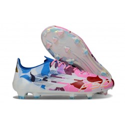 News adidas F50 Elite FG White Pink Blue