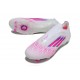 New adidas F50 Laceless Elite FG White Pink