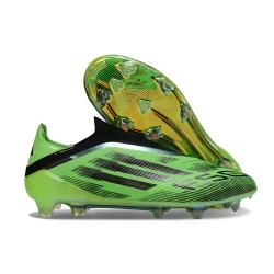 New adidas F50 Laceless Elite FG Green Black