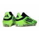 New adidas F50 Laceless Elite FG Green Black