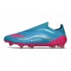 New adidas F50 Laceless Elite FG Messi Blue Pink