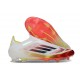 New adidas F50 Laceless Elite FG White Black Solar Yellow