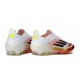 New adidas F50 Laceless Elite FG White Black Solar Yellow