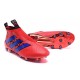 New 2016 adidas Ace16+ Purecontrol FG Soccer Boots Red Blue