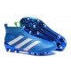 New 2016 adidas Ace16+ Purecontrol FG Soccer Boots Blue White