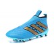 New 2016 adidas Ace16+ Purecontrol FG Soccer Boots Blue Gold