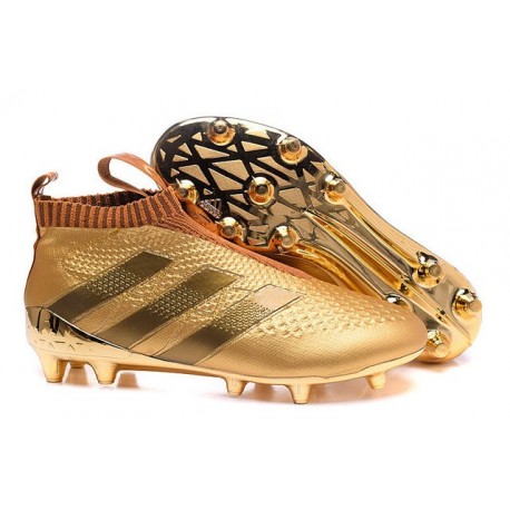 golden soccer shoes