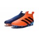 New 2016 adidas Ace16+ Purecontrol FG Soccer Boots Blue Orange Black