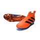 New 2016 adidas Ace16+ Purecontrol FG Soccer Boots Blue Orange Black